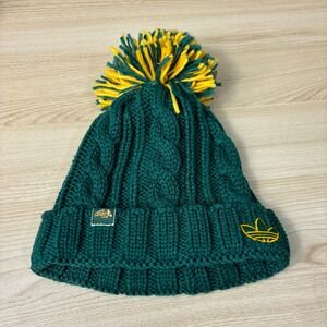 North Dakota‎ State University Hat Beanie Womens Green Winter Hat Adidas NDSU